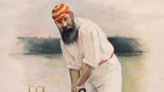 WG Grace caught by a gentleman’s midsection